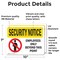 Signmission Employees Only Beyond This Point OSHA Security Notice Sign, Vinyl Decal, 10in W x 7in L, 2PK OS-2PACK-SN-D-710-L-11534 - alternate 5